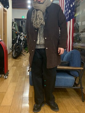 shuさん（メンズ・165cm）の冬コーディネート