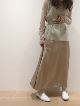 Natsumi Tanakaさん(レディース・158cm)の春コーディネート