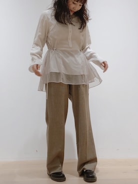 Natsumi Tanakaさん（レディース・158cm）の春コーディネート