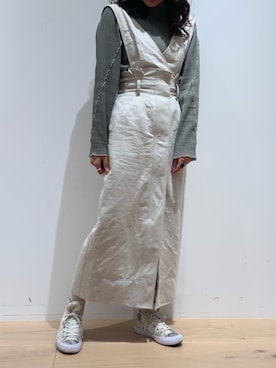 Natsumi Tanakaさん（レディース・158cm）の春コーディネート