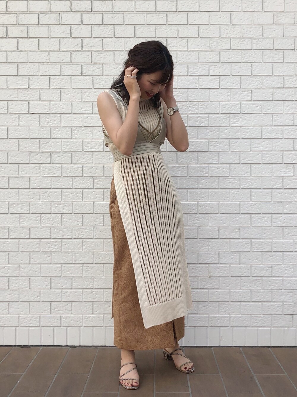 PUBLIC TOKYO リネンライクタイト　ＪＱスカート PUBLIC TOKYO リネンライクタイトJQスカート
