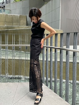 Natsumi Tanakaさん(レディース・158cm)の夏コーディネート