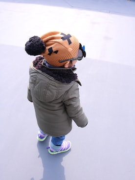 「DIESEL（ディーゼル）のアイテム（ジャケット/アウター）」を使った、＊a＊n＊さん（キッズ・90cm）の春コーディネート