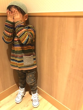 「BNT（ビーエヌティー　　）のアイテム」を使った、＊a＊n＊さん（キッズ・100cm）の秋コーディネート