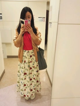 「タートルネック」｜「アイテム（スタジャン）」を使った、ひみこさん（レディース・159cm）の春コーディネート