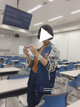 「アイテム（アナログ腕時計）」を使った、ひみこさん（レディース・159cm）の秋コーディネート