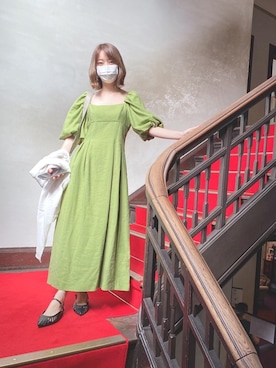 「HIMIKO On Rouge（ヒミコオンルージュ）のアイテム」を使った、ひみこさん（レディース・160cm）の夏コーディネート