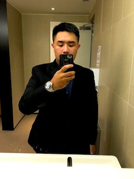 「アイテム（フォーマルスーツ/小物）」を使った、Mr.Herboさん（メンズ・173cm・20代）の冬コーディネート