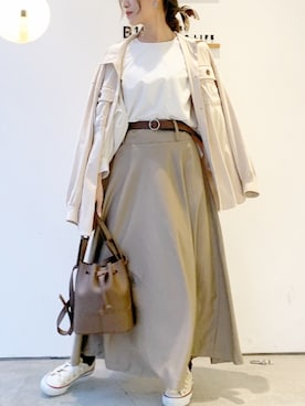 mikiさん（レディース・153cm）の春コーディネート