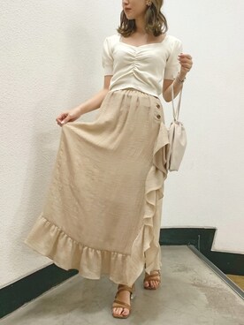 mikiさん（レディース・153cm）の春コーディネート