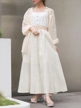 「アイテム（サンダル、その他）」を使った、mikiさん（レディース・153cm）の春コーディネート