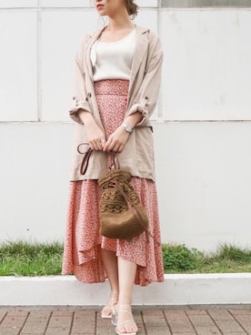 mikiさん（レディース・153cm）の夏コーディネート