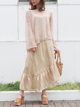 mikiさん（レディース・153cm）の夏コーディネート