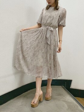 「アイテム（サンダル、その他）」を使った、mikiさん（レディース・153cm）の夏コーディネート