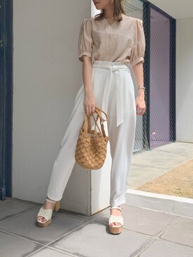 mikiさん（レディース・153cm）の夏コーディネート