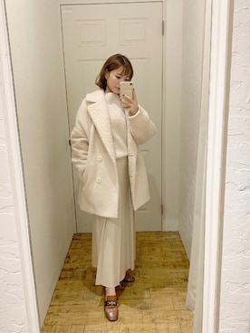 「秋のマイ旬スタイル」｜「アイテム（その他アウター）」を使った、mikiさん（レディース・153cm）の秋コーディネート