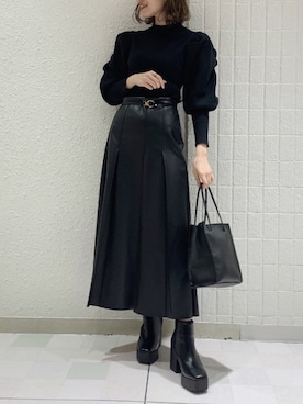 mikiさん（レディース・153cm）の冬コーディネート