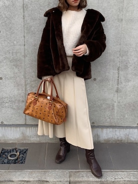 mikiさん(レディース・153cm)の冬コーディネート