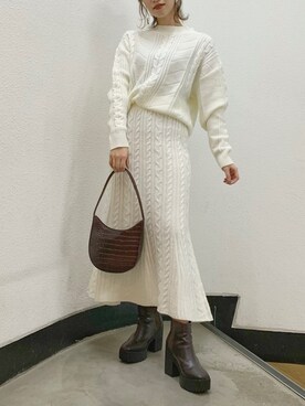 mikiさん（レディース・153cm）の冬コーディネート