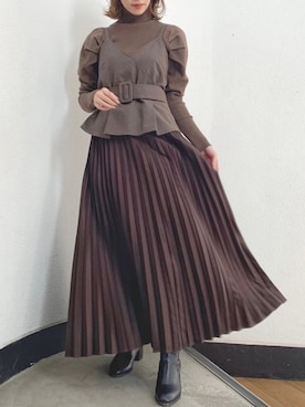 mikiさん（レディース・153cm）の冬コーディネート