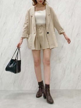 mikiさん（レディース・153cm）の春コーディネート