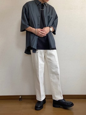 「WEGO（ウィゴー）のアイテム（キーケース/キーアクセサリー）」を使った、ひろさん（メンズ・166cm）の夏コーディネート