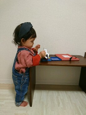 「キッスコーデ」｜「アイテム（その他）」を使った、いっちゃんさん（キッズ・70cm）の夏コーディネート