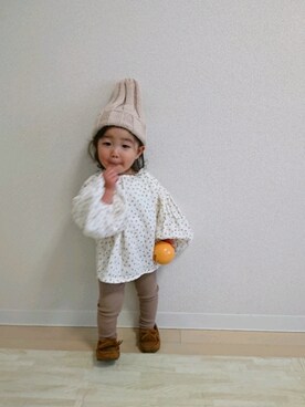 「1歳6ヶ月」｜「アイテム（その他）」を使った、いっちゃんさん（キッズ・80cm）の春コーディネート