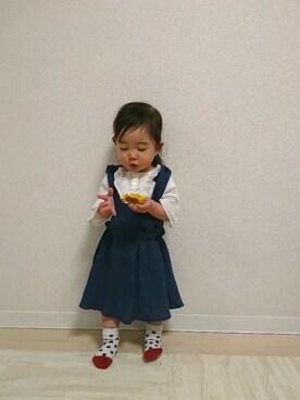 「1歳6ヶ月」｜「アイテム（その他）」を使った、いっちゃんさん（キッズ・80cm）の春コーディネート