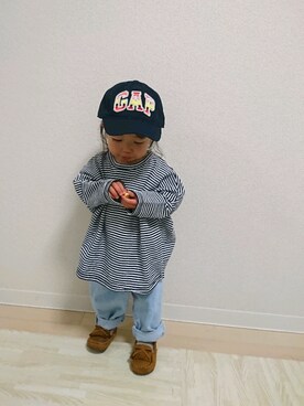 「1歳6ヶ月」｜「アイテム（その他）」を使った、いっちゃんさん（キッズ・80cm）の春コーディネート