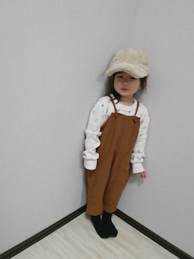 「ワッフル」｜いっちゃんさん（キッズ・80cm）の春コーディネート