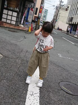 「1辛」｜いっちゃんさん（キッズ・90cm）の秋コーディネート