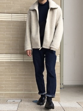 「HARUTA」｜「アイテム（その他アウター）」を使った、Rさん（メンズ・173cm）の秋コーディネート