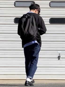 「HARUTA」｜「アイテム（その他アウター）」を使った、Rさん（メンズ・173cm）の春コーディネート