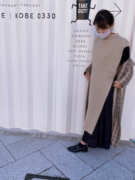 ともみさん（レディース・159cm）の冬コーディネート