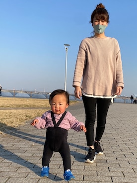 ともみさん（レディース・159cm）の冬コーディネート