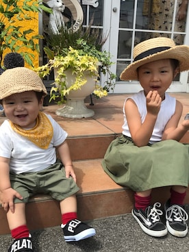 ukaさん（キッズ・92cm）の夏コーディネート