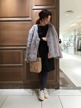 MihoUesugiさん（レディース・154cm）の冬コーディネート