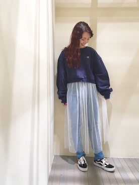 MihoUesugiさん（レディース・154cm）の春コーディネート