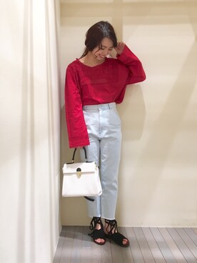 MihoUesugiさん（レディース・154cm）の春コーディネート