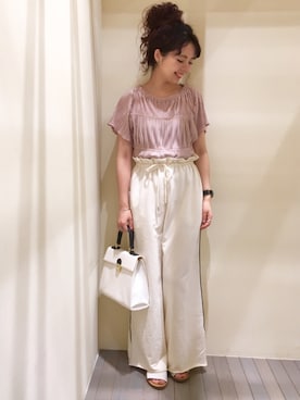 MihoUesugiさん（レディース・154cm）の春コーディネート