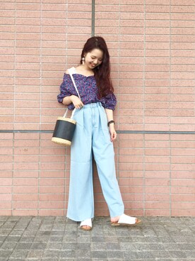 MihoUesugiさん(レディース・154cm)の夏コーディネート