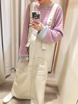 MihoUesugiさん（レディース・154cm）の春コーディネート