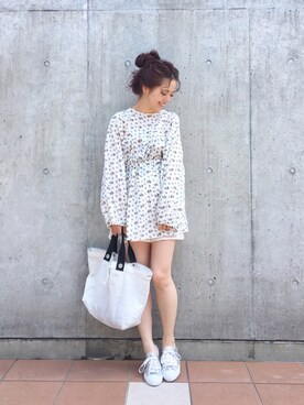 MihoUesugiさん（レディース・154cm）の春コーディネート