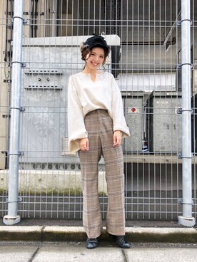 MihoUesugiさん（レディース・154cm）の秋コーディネート