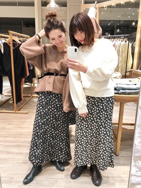 MihoUesugiさん（レディース・154cm）の冬コーディネート