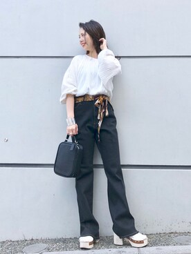 MihoUesugiさん（レディース・154cm）の春コーディネート