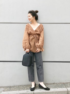 MihoUesugiさん（レディース・154cm）の春コーディネート