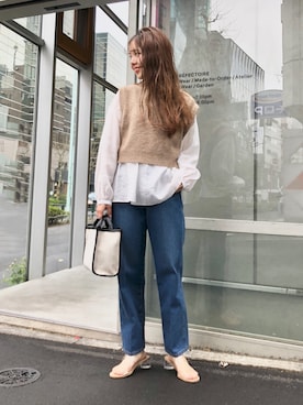 MihoUesugiさん（レディース・154cm）の春コーディネート