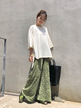 MihoUesugiさん（レディース・154cm）の夏コーディネート